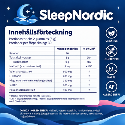 SleepNordic Sömn Gummies